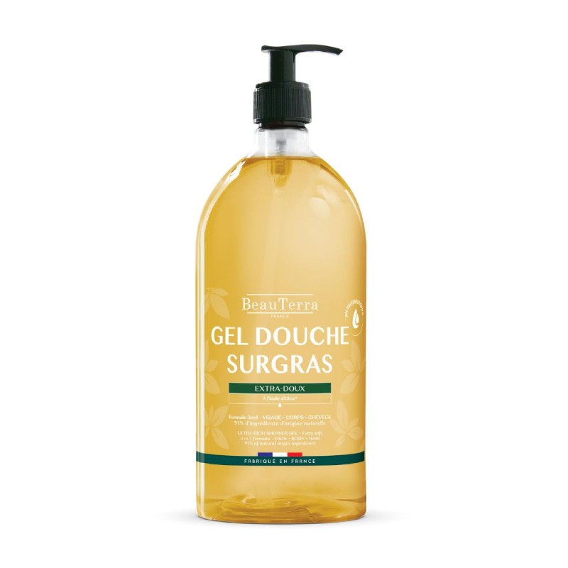 BEAUTERRA Sweet almond-aloe shower gel 1000 ml