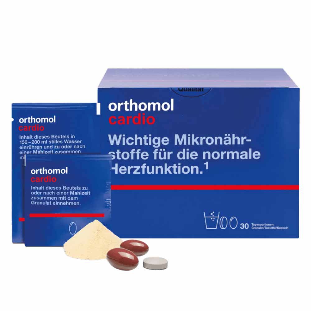 Orthomol Cardio powder + tablet + capsules N30