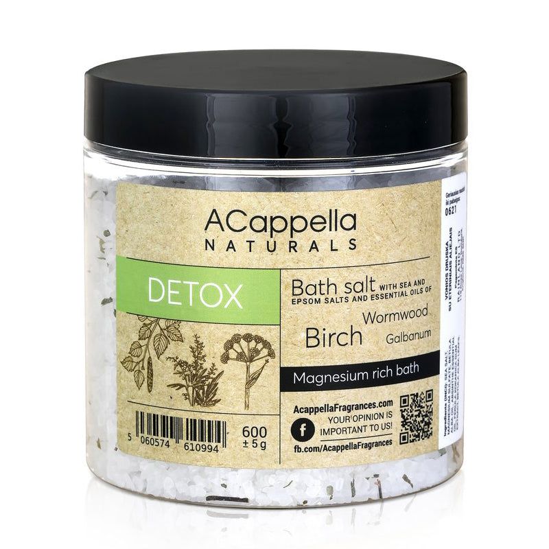 ACappella Naturals bath salt detoxifying DETOX 600 g