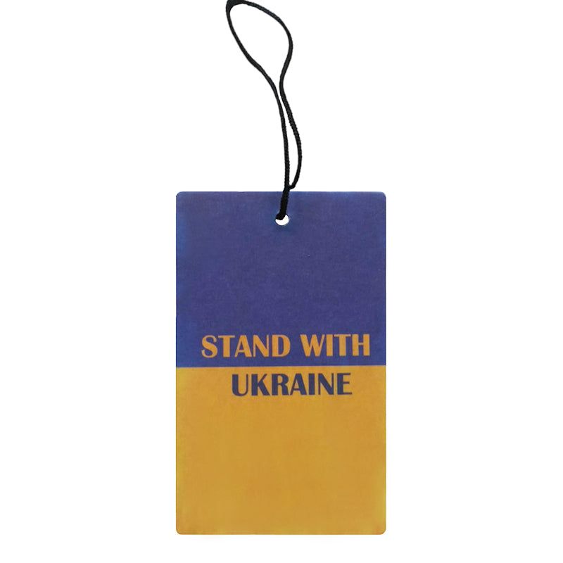 ACappella Stand with Ukraine scented cardboard pendant / air freshener
