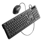 Vention KTCB0-EN Wired Keyboard + Mouse + Mouse Pad Set (Black)