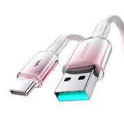 Joyroom S-A42 3A USB-A USB-C Cable 1.2m biaЕ‚y
