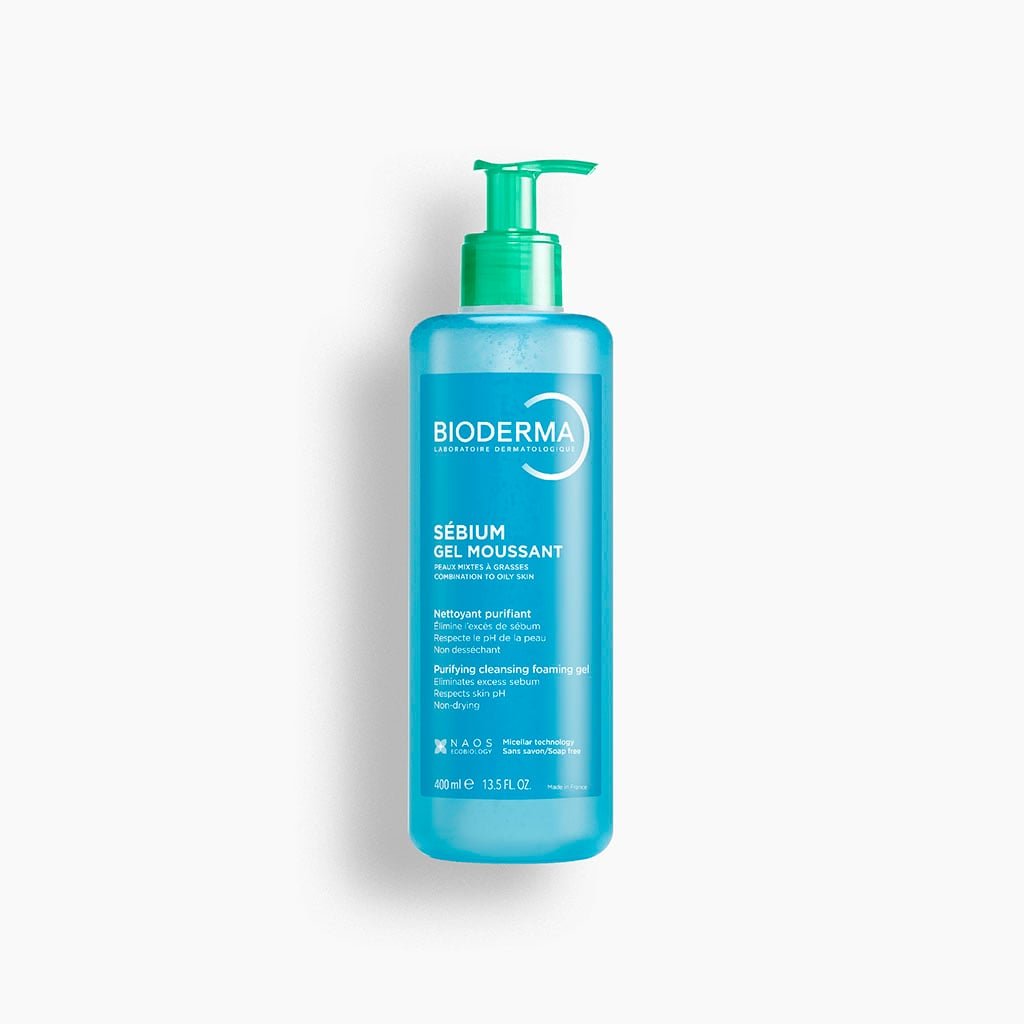 Bioderma Sebium Foaming Gel 200ml Gentle Cleansing Gel For Oily Skin
