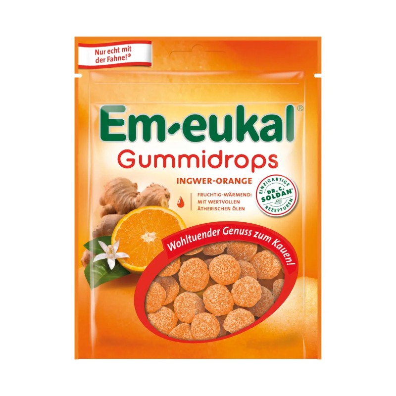 DR.SOLDAN Em-Eukal Ginger-Orange jelly candies 90 g