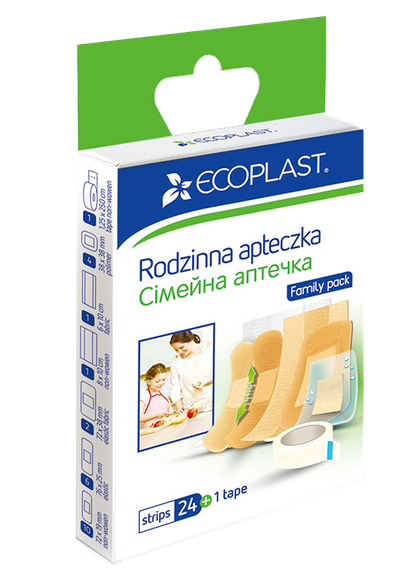 ECOPLAST Family Pack a patch 25 pcs