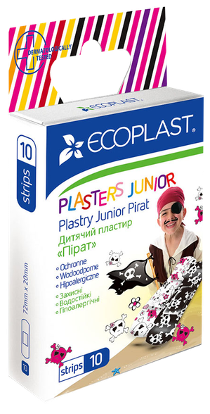 ECOPLAST Pirate a patch 10 pcs