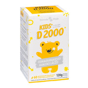FORMULA VITALE Kids+ D 2000 Vitamin gummy bears with orange flavor N60