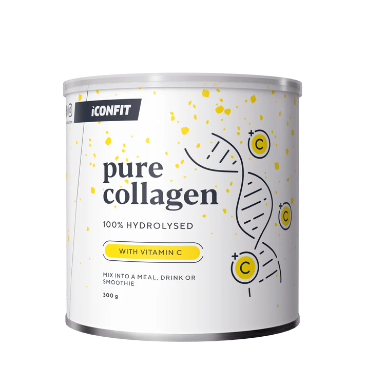 ICONFIT Hydrolized Collagen + C-vitamiin - maitsestamata pulber 300 g