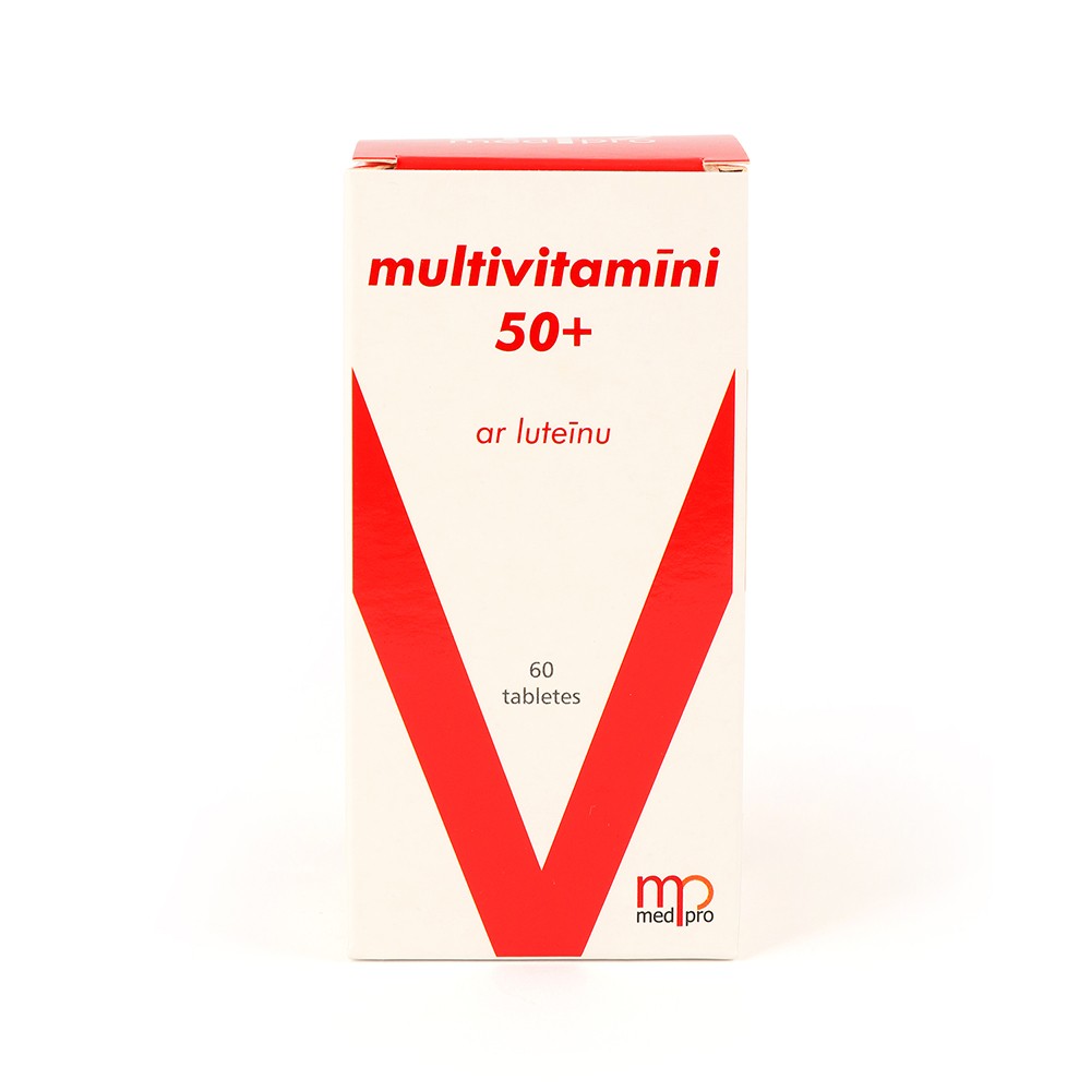 MEDPRO Multivitamins 50+ Lutein tablets N60