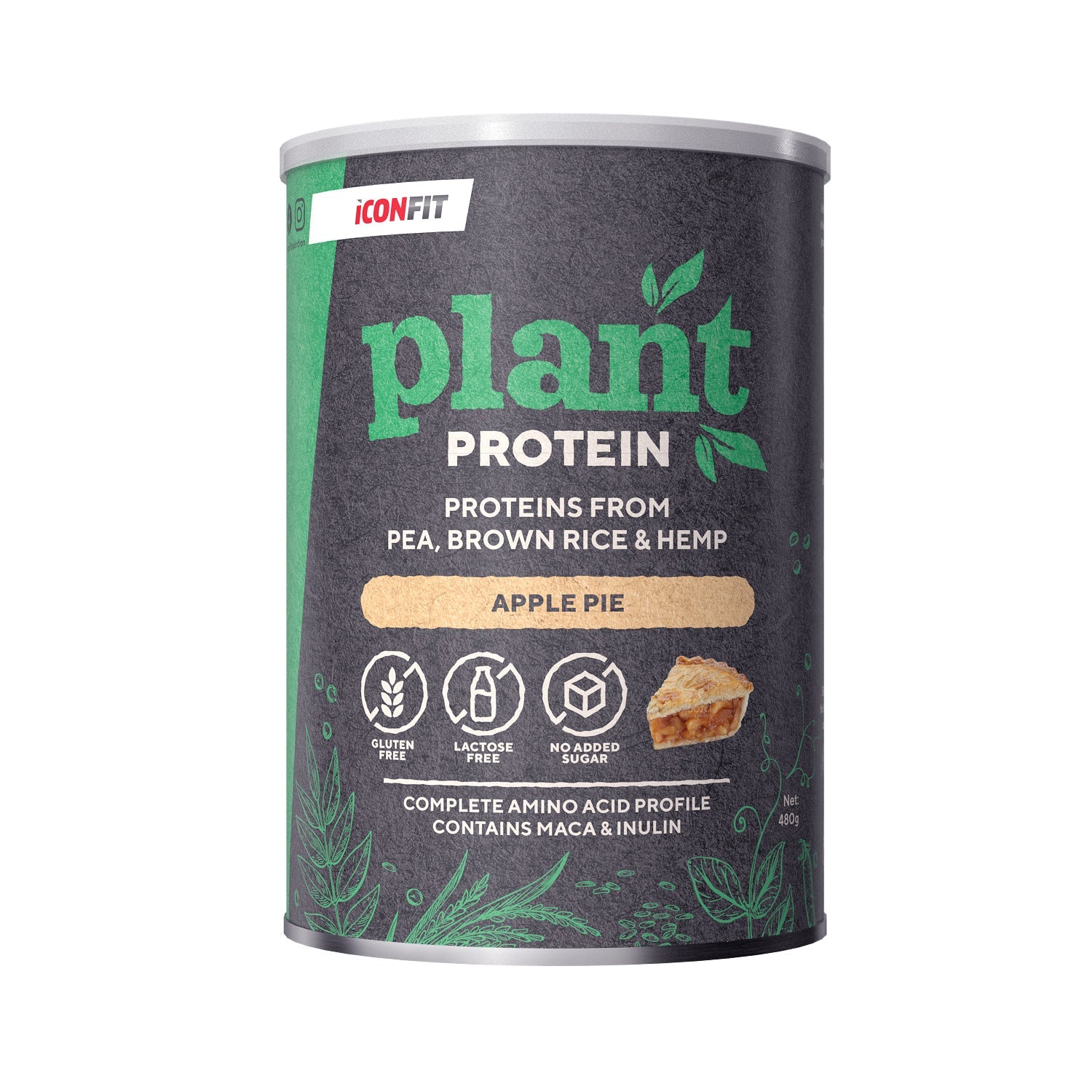 ICONFIT Plant Protein - Apple Pie 480 g