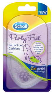 SCHOLL Party Feet gel inserts 1 a couple