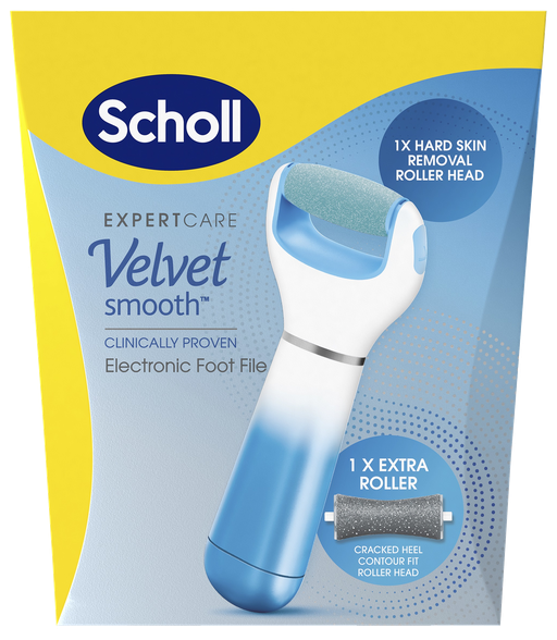 SCHOLL Velvet Smooth electronic foot file 1 pcs