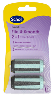 SCHOLL fille  Smooth foot files reserves rollers 2 pcs
