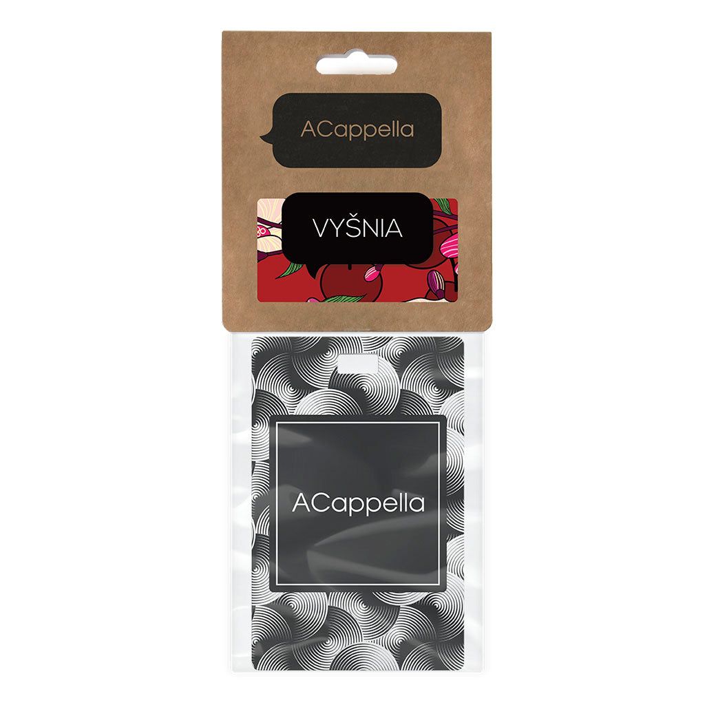 ACappella car fragrance cardboard pendant Cherry