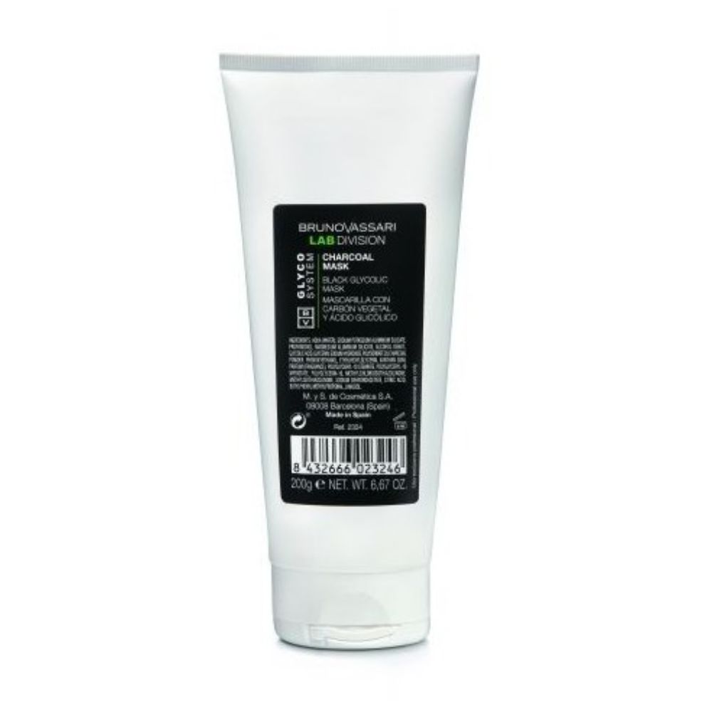 Bruno Vassari, Glyco System, Glycolic Acid, Detoxifying, Cream Mask, For Face, 200 g