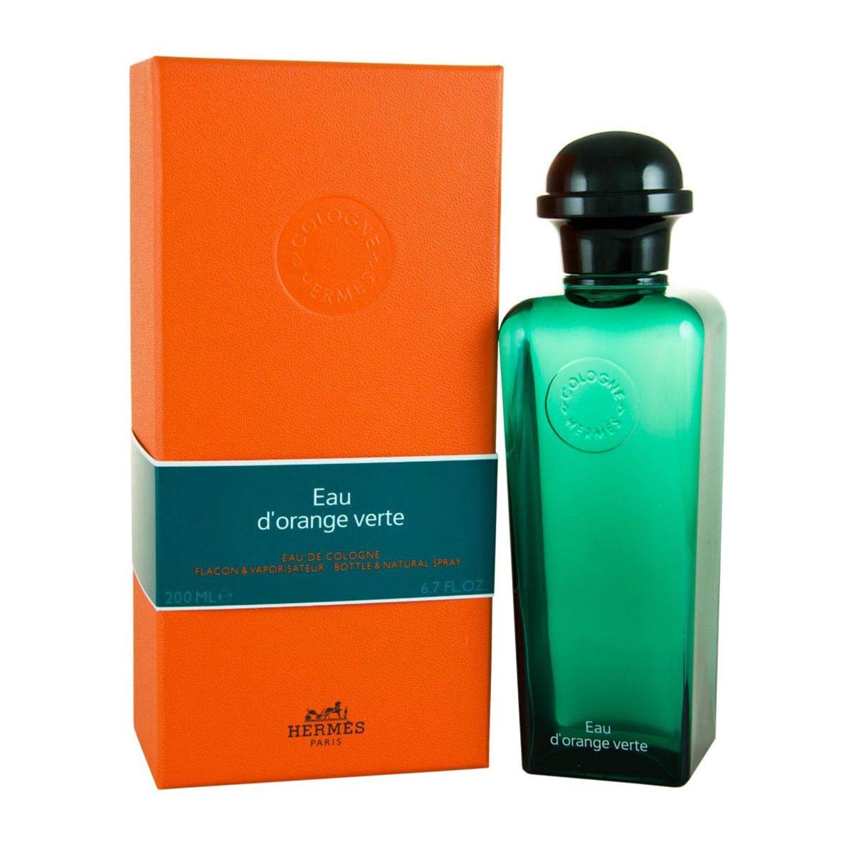 Hermes, Eau d'Orange Verte, Eau De Cologne, Unisex, 200 ml