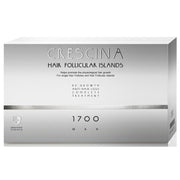 Labo Cosprophar Suisse, Crescina Follicular Islands 1700, For Growth Stimulation, Ampoules Treatment Serum, For Scalp, For Men, 10 +10 pcs