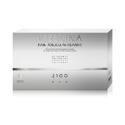 Labo Cosprophar Suisse, Crescina Follicular Islands 2100, For Growth Stimulation, Ampoules Treatment Serum, For Scalp, For Men, 20 pcs