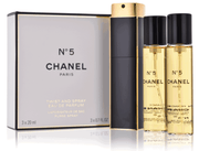 Set Chanel: Chanel NВ°5, Eau De Parfum, For Women, Refillable, 20 ml + Set Duo, Chanel NВ°5, Eau De Parfum, For Women, Refill, 2 pcs, 20 ml